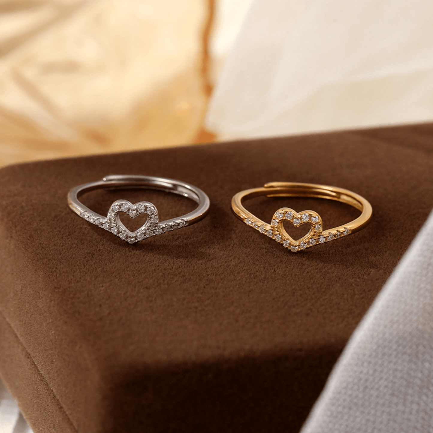 RICCARDI - BAGUE AJUSTABLE "Pure Love" - Riccardi