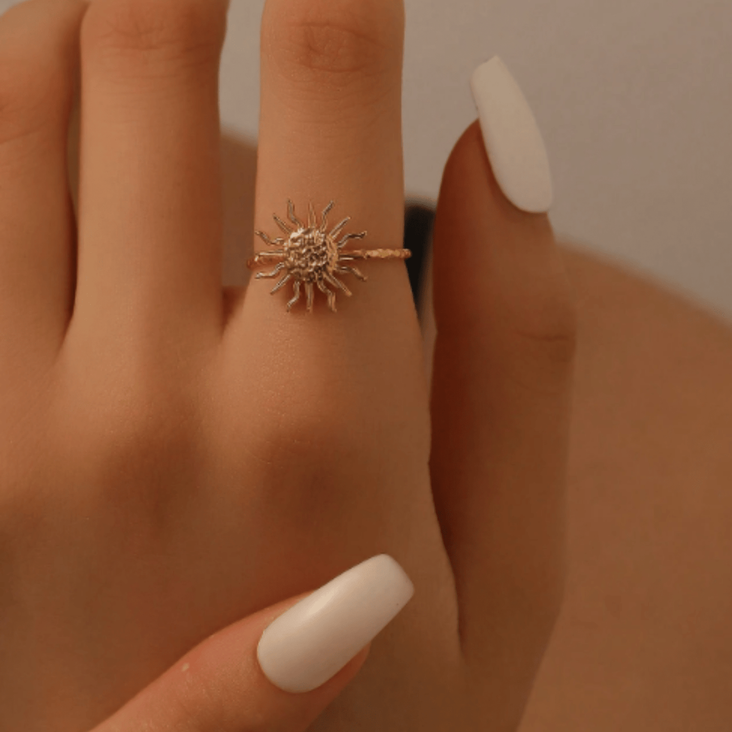 RICCARDI - BAGUE AJUSTABLE "Ring of Sunshine" - Riccardi