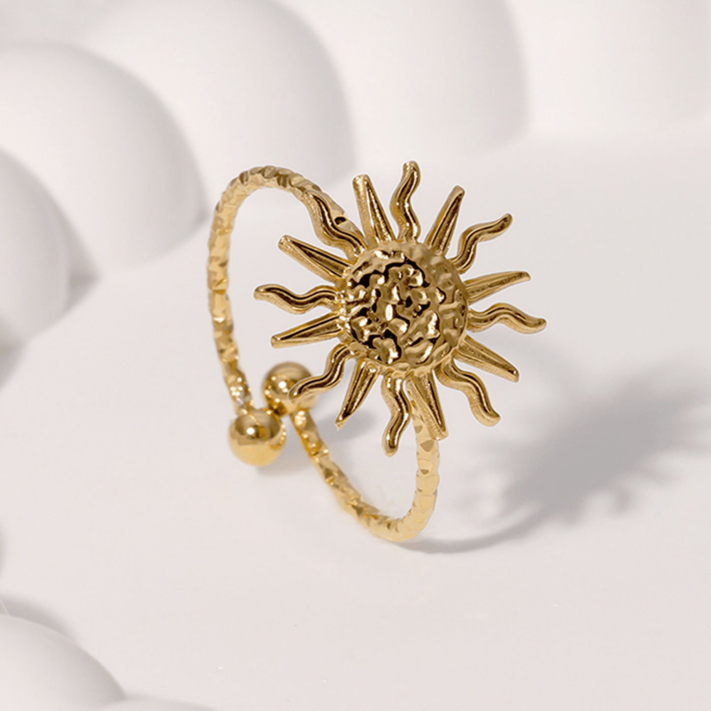 RICCARDI - BAGUE AJUSTABLE "Ring of Sunshine" - Riccardi