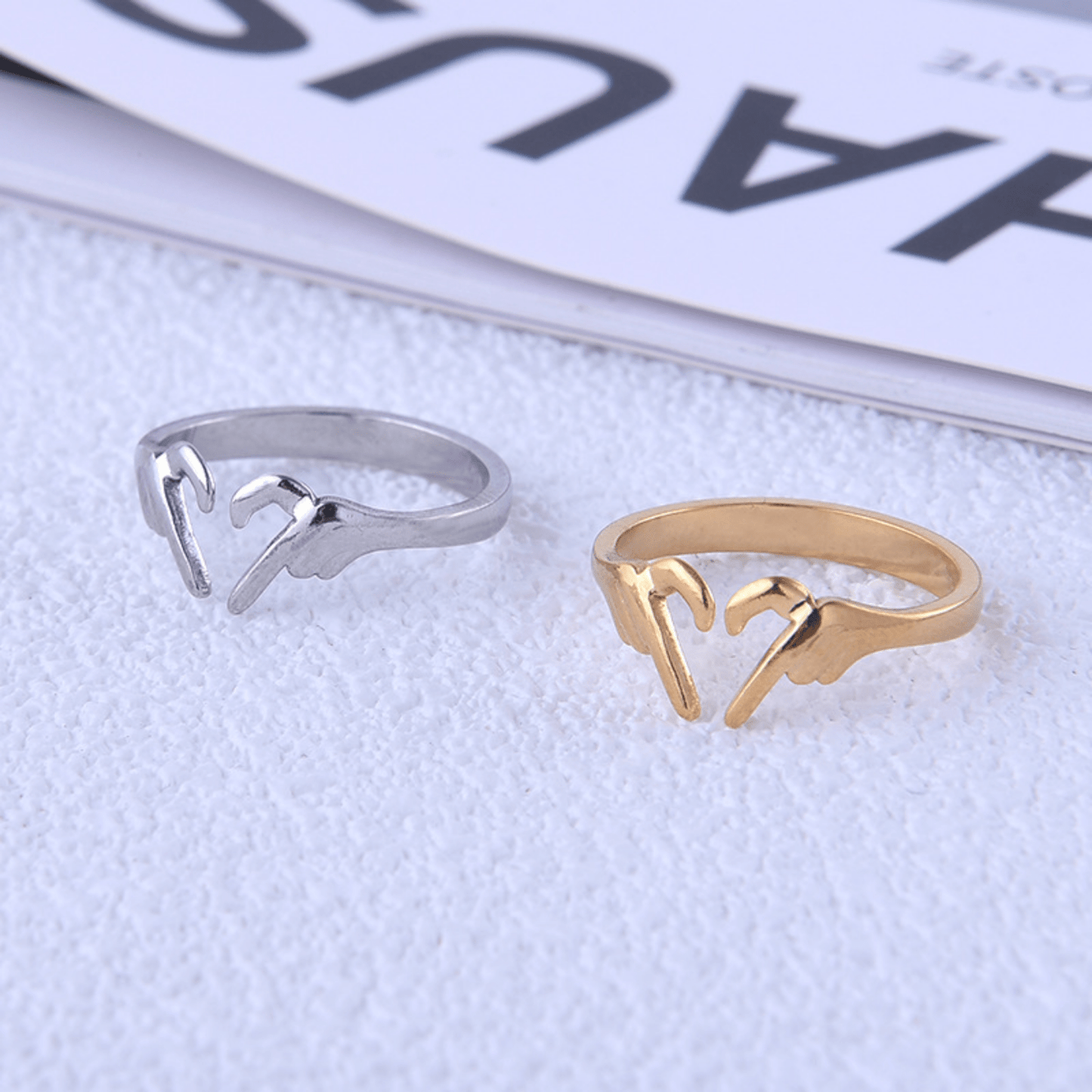 RICCARDI - BAGUE AJUSTABLE "Sign of Love" - Riccardi