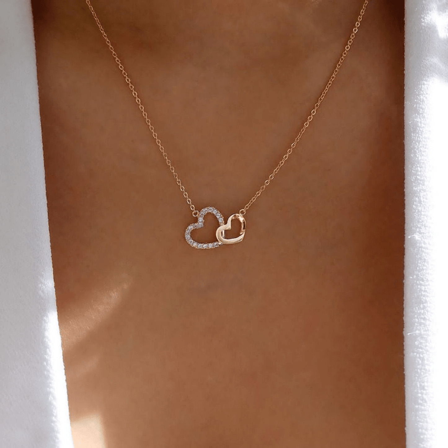 RICCARDI - COLLIER "Double Love" - Riccardi