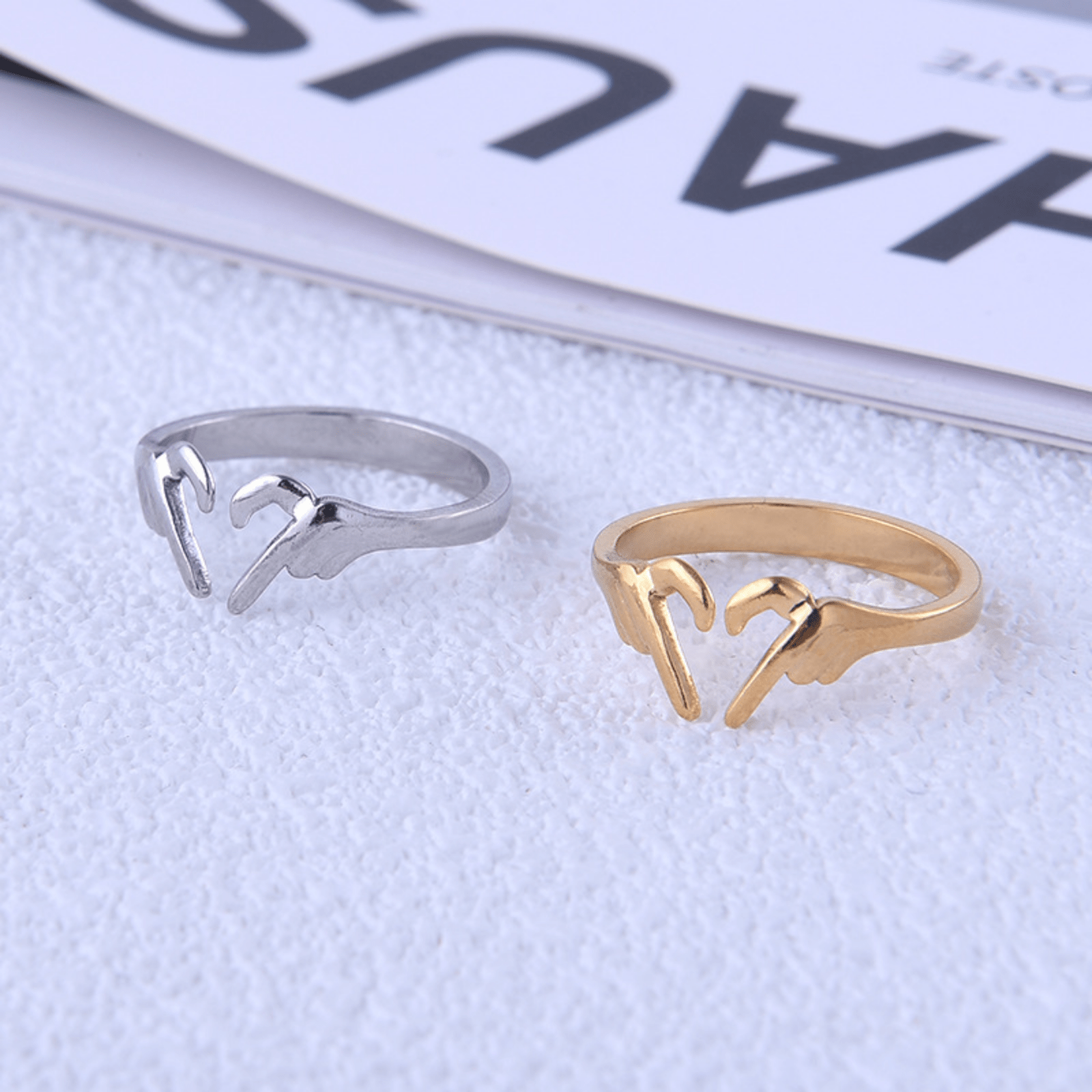 RICCARDI - BAGUE AJUSTABLE "Sign of Love" - Riccardi