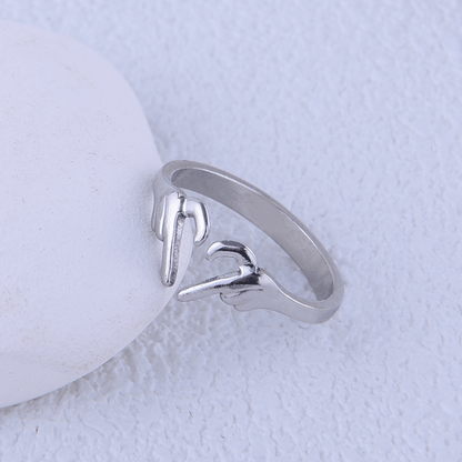RICCARDI - BAGUE AJUSTABLE "Sign of Love" - Riccardi