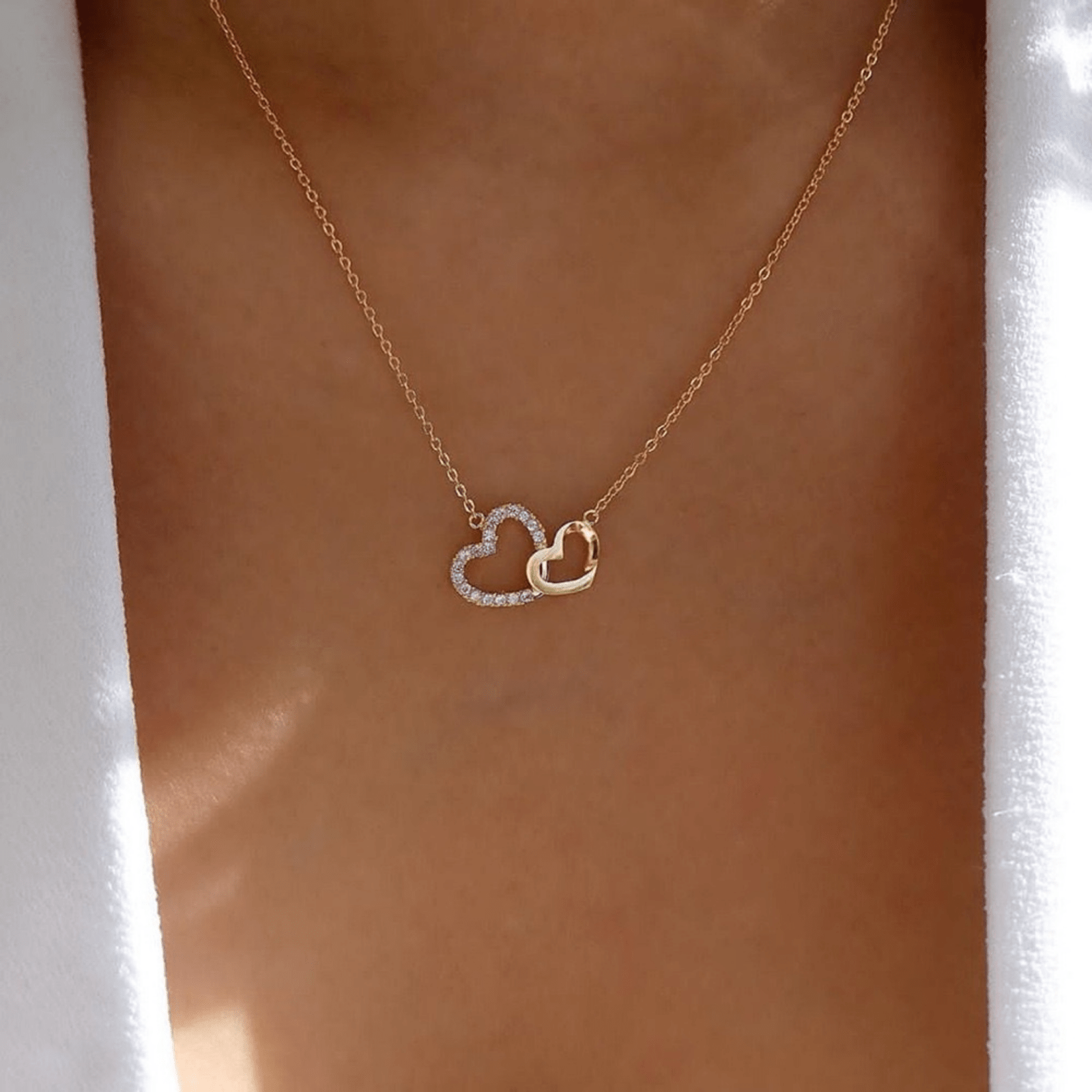 RICCARDI - COLLIER "Double Love" - Riccardi