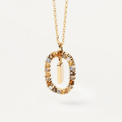 RICCARDI - COLLIER "Rainbow Shine Initial" - Riccardi