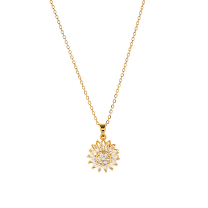 RICCARDI - COLLIER "Tournesol rotatif" - Riccardi